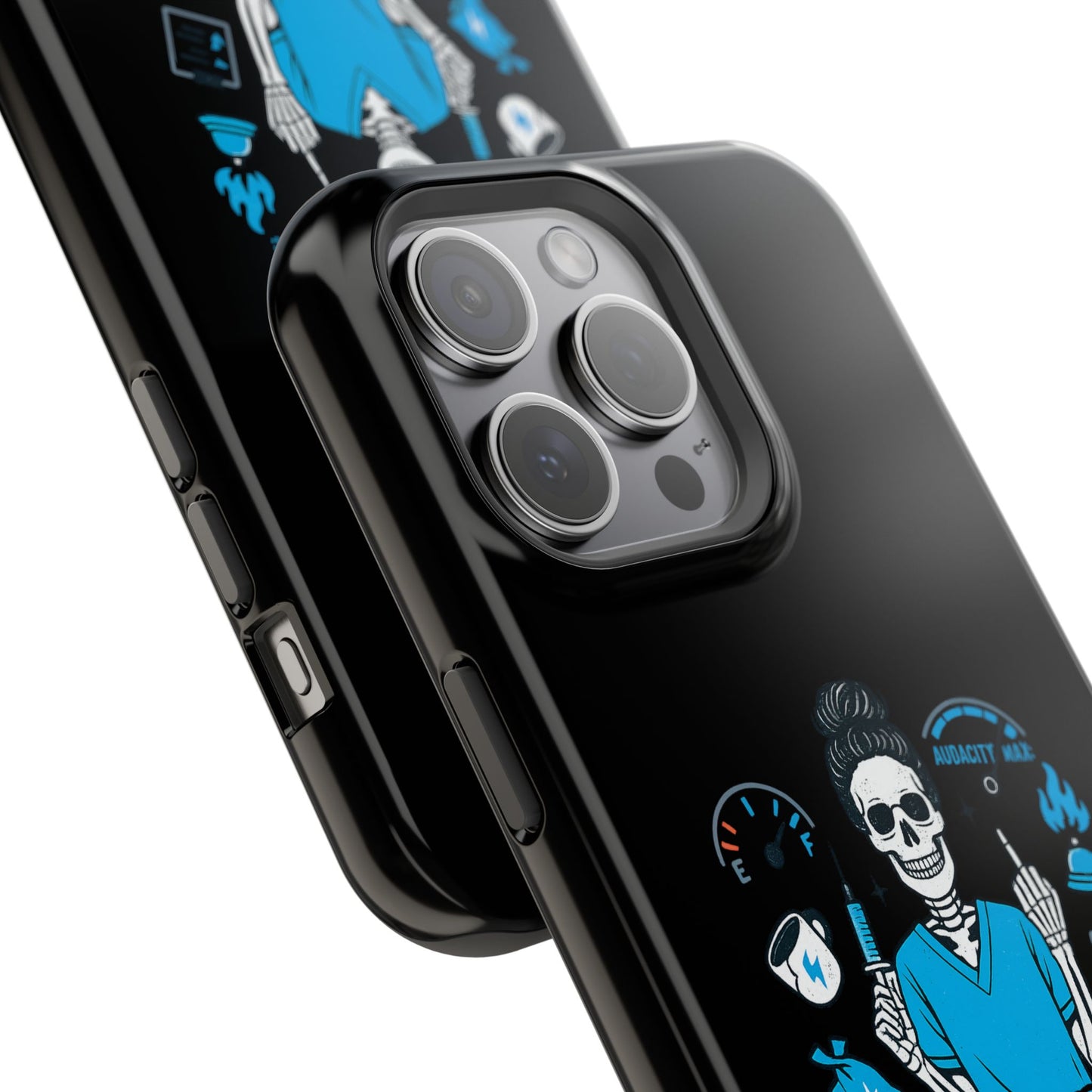 “Running on Empty and Audacity” – Nurse Chaos Phone Case
