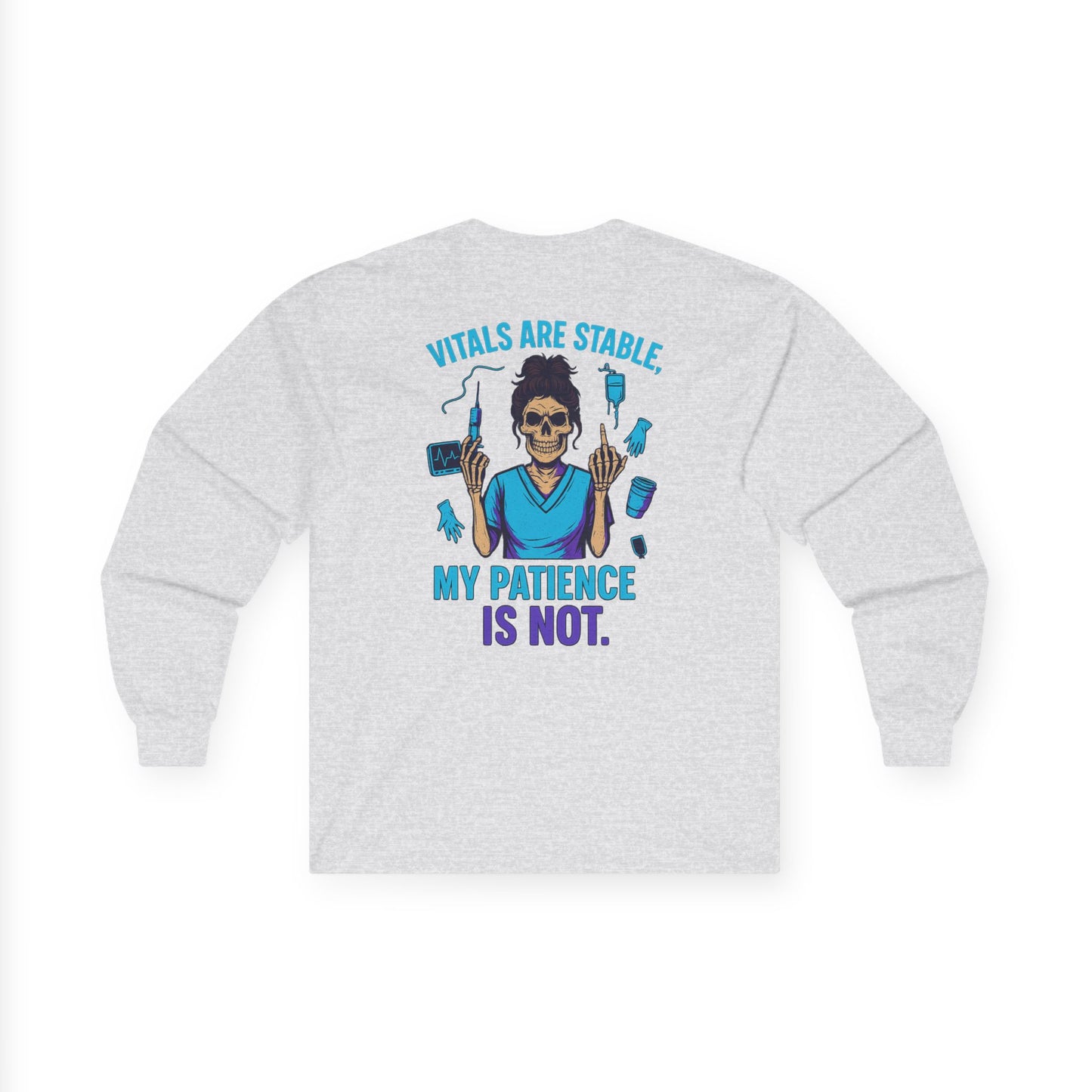 Vibrant Patient Humor Tee – Perfect for Healthcare Workers, Nurses, Medical Students, Gift for Health Enthusiasts, Fun Medical Apparel