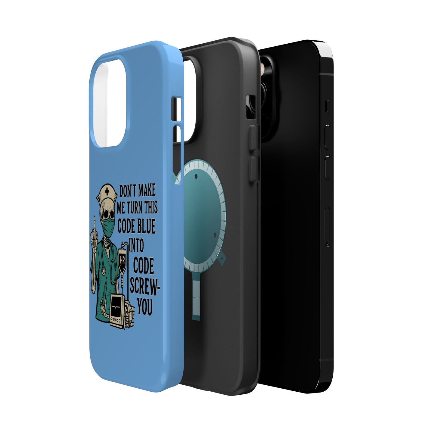 Magnetic Phone Cases with Medical Humor - Unique Gift for Nurses, Medical Professionals, Halloween, Birthday, Nursing School