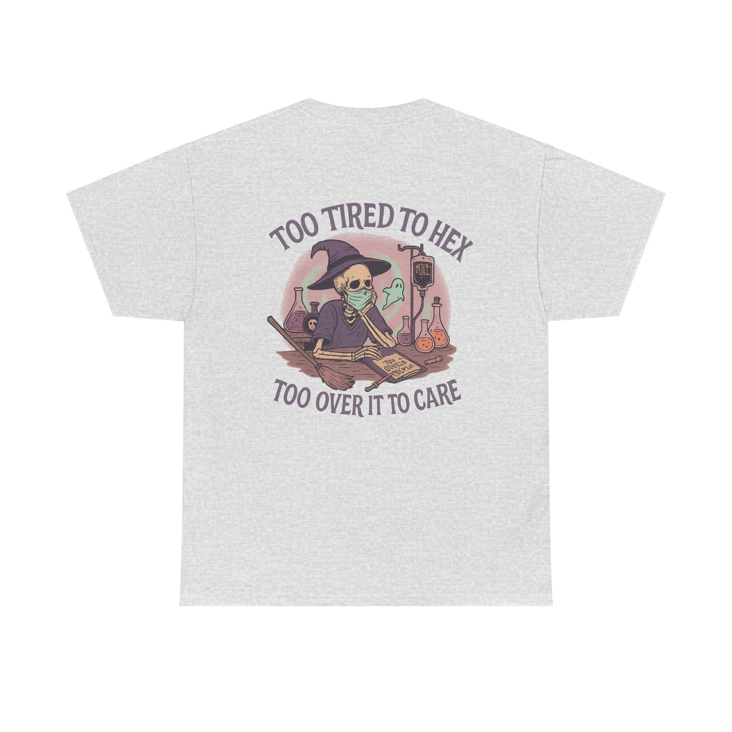 Too Tired to Hex Unisex Heavy Cotton Tee | Witchy T-Shirt | Perfect for Halloween, Casual Wear, Gift for Witches, Fun Graphic Tee, [...]
