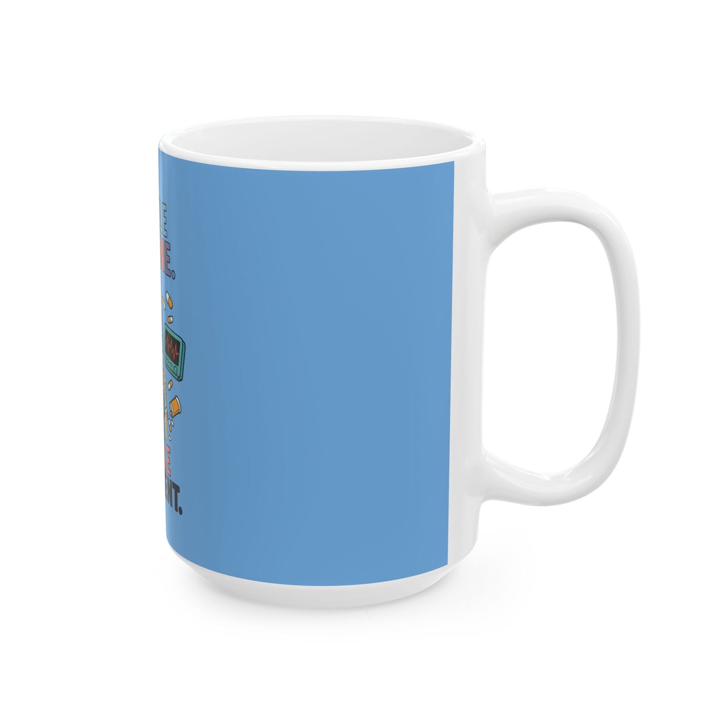 Humorous Skeleton Coffee Mug for Caffeine Lovers, Funny Gifts for Friends, Unique Tea Cup, Perfect for Birthdays or Just Because