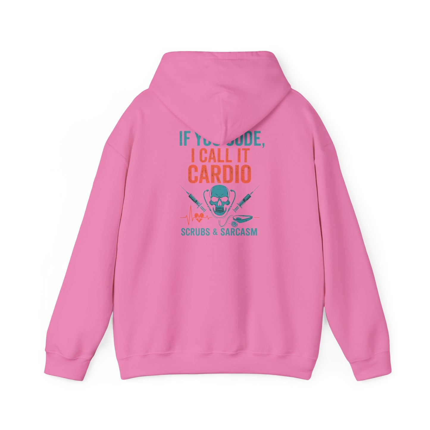 “If You Code, I Call It Cardio” – Chaotic Nurse Hoodie