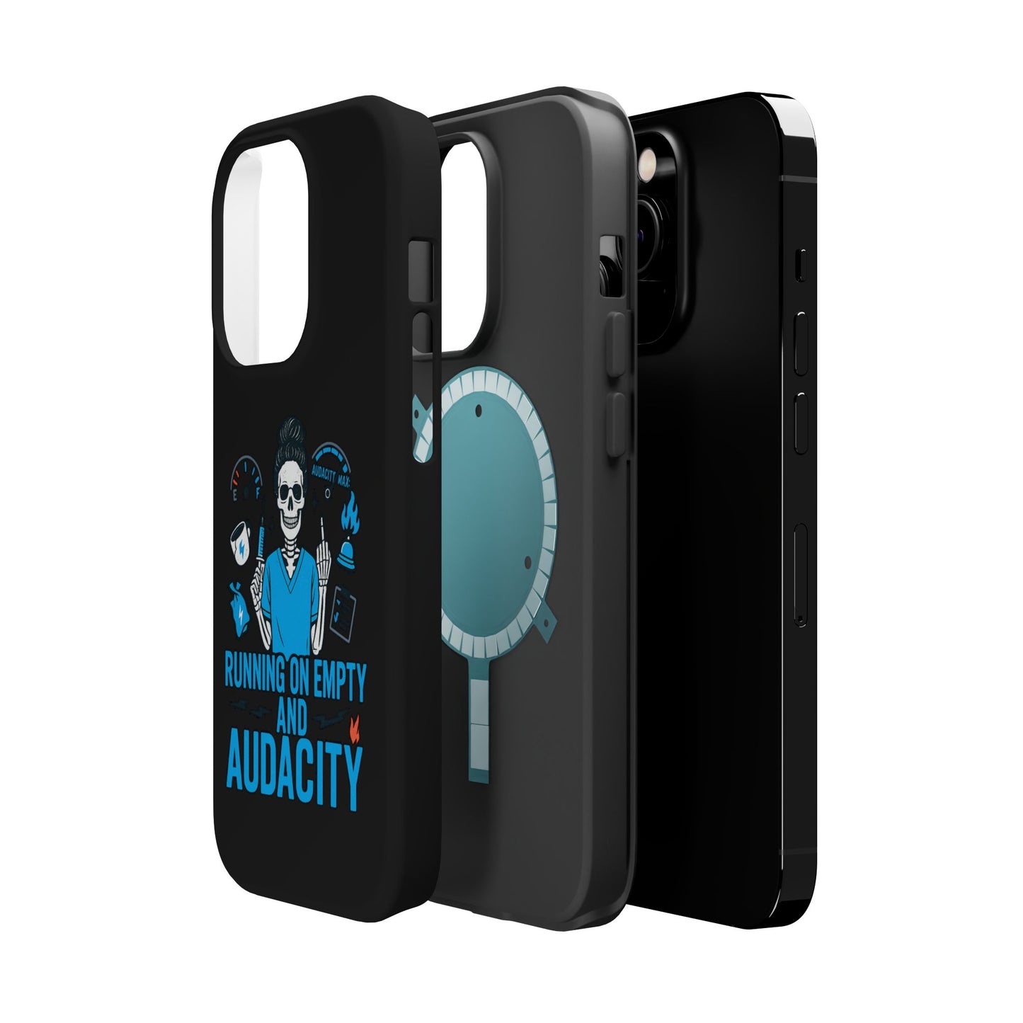 “Running on Empty and Audacity” – Nurse Chaos Phone Case