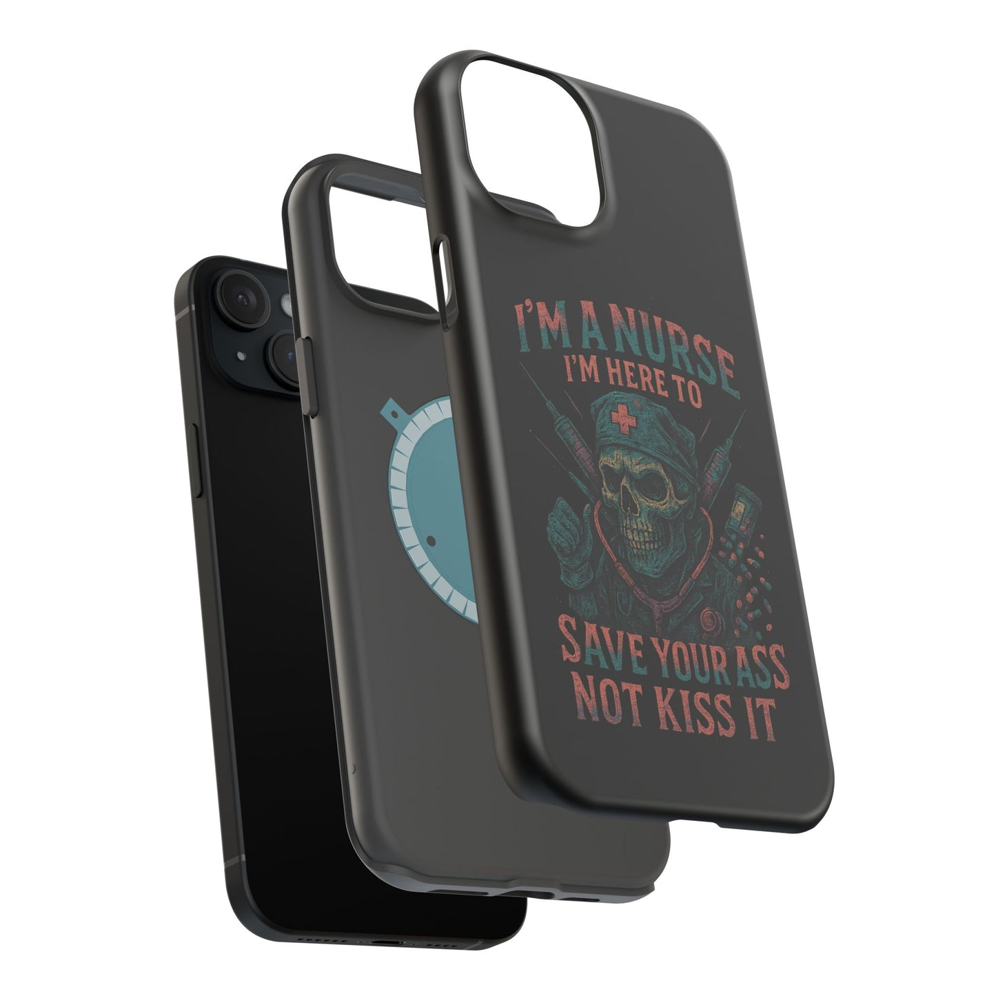 Nurse Humor Phone Case - Magnetic Tough Cases for Healthcare Professionals, Funny Nurse Gifts, Medical Gear, Supportive Nurse Accessories