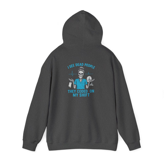 Coded Humor Sweatshirt - Funny Healthcare Hoodie, Nurses Gift, Unisex Pullover, Medical Humor Apparel, Halloween Costume