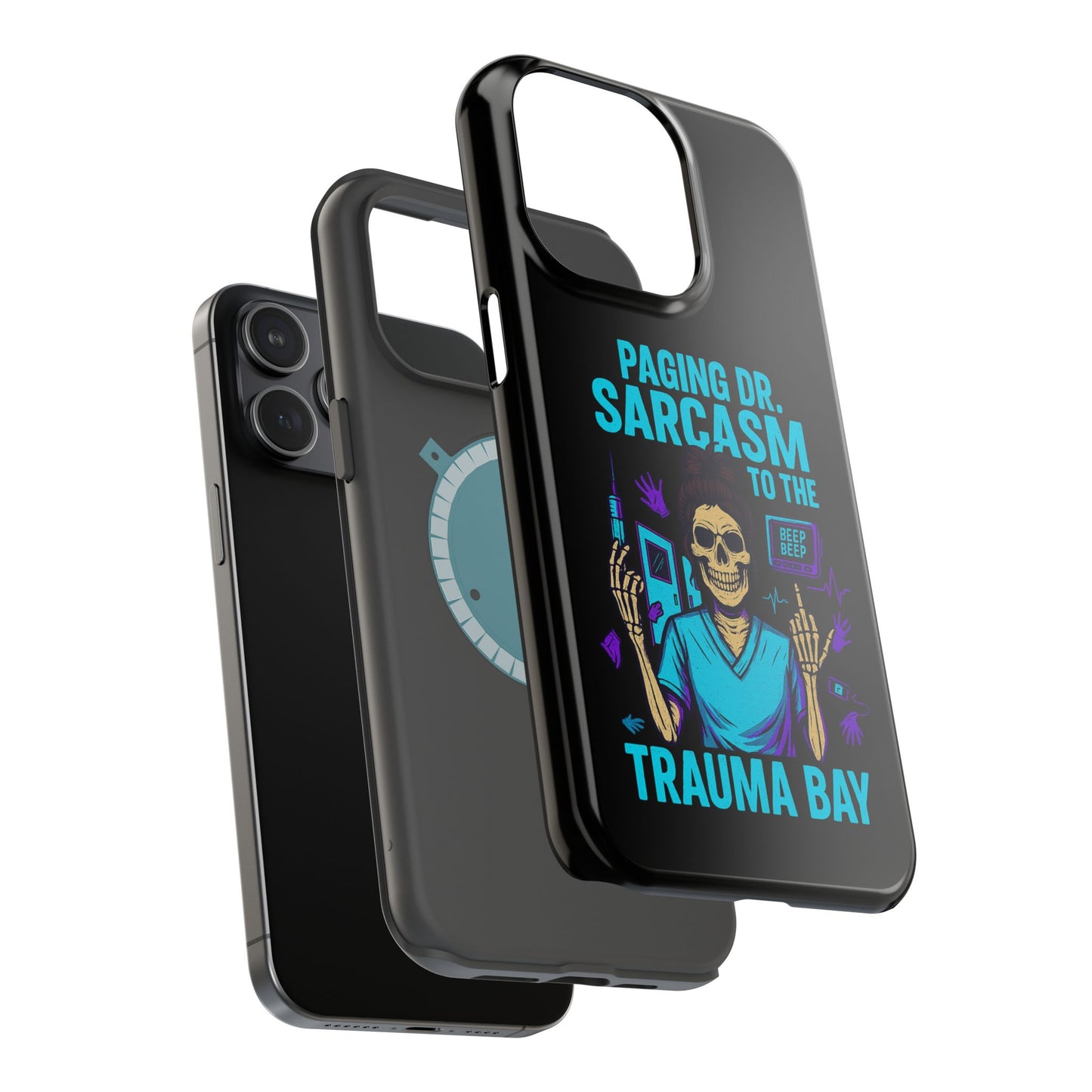 Medical Humor Magnetic Cases - Paging Dr. Sarcasm, Doctor Phone Case, Funny Gift for Nurses, Hospital Staff, Sarcastic Design