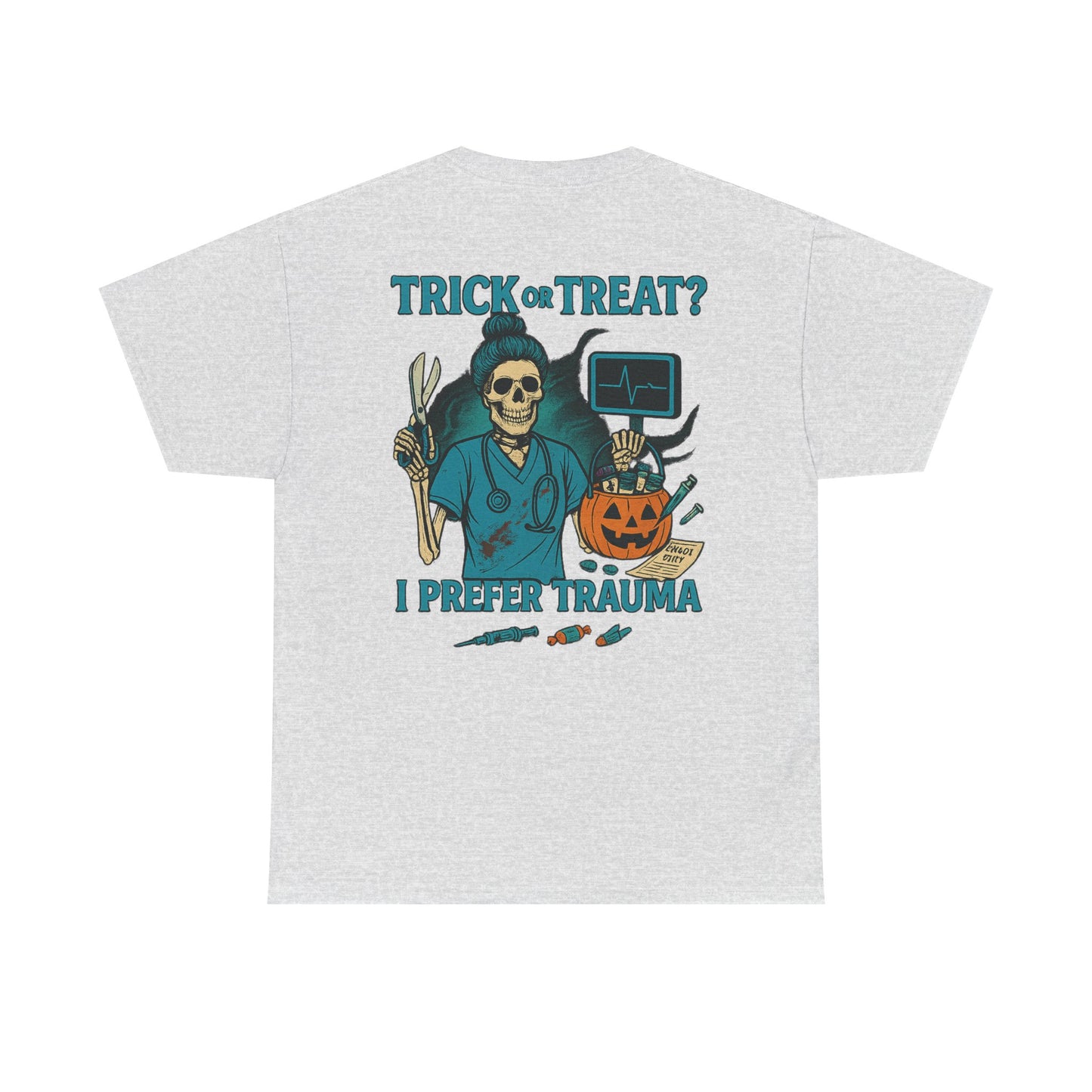 Halloween Vibe T-Shirt, Funny Unisex Tee, Spooky Gift, Trick or Treat Humor, Casual Wear for October Celebrations, Costume Party Essential