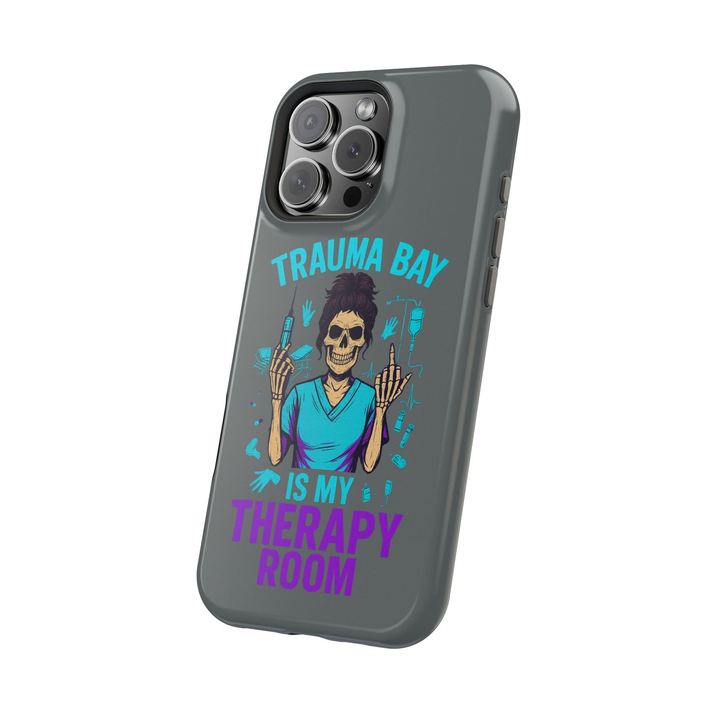Magnetic Phone Case: Trauma Bay Is My Therapy Room - Perfect for Medical Professionals, Gifts for Nurses[...]