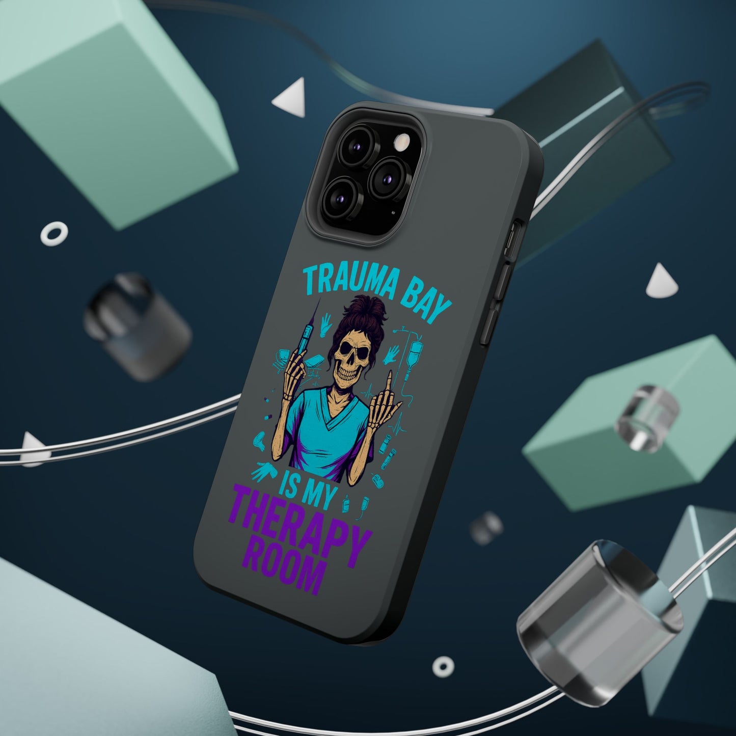 Magnetic Phone Case: Trauma Bay Is My Therapy Room - Perfect for Medical Professionals, Gifts for Nurses[...]