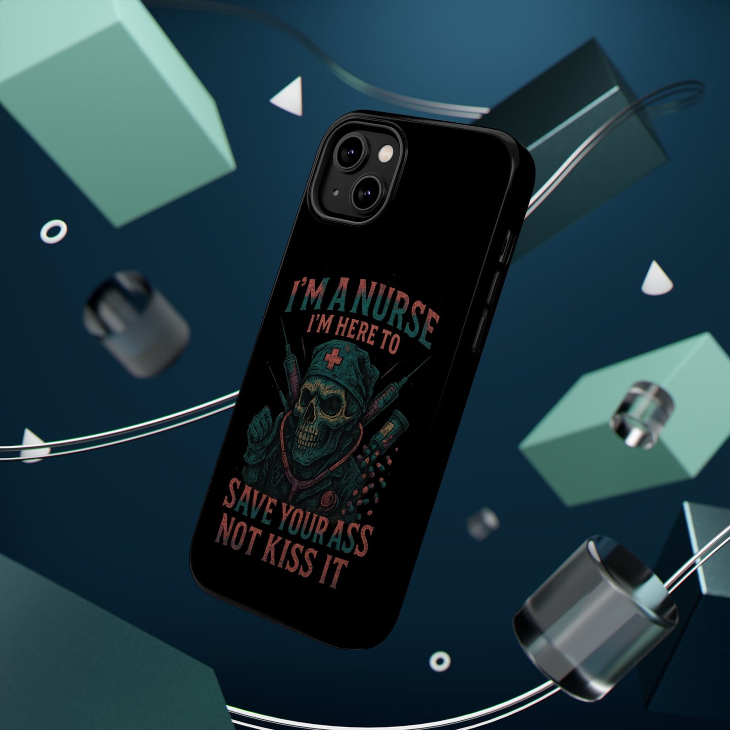 Nurse Humor Phone Case - Magnetic Tough Cases for Healthcare Professionals, Funny Nurse Gifts, Medical Gear, Supportive Nurse Accessories