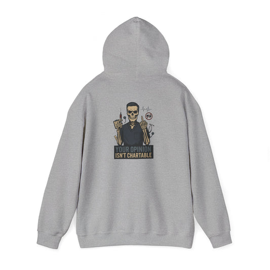 “Your Opinion Isn’t Chartable” – Men’s Chaos Hoodie