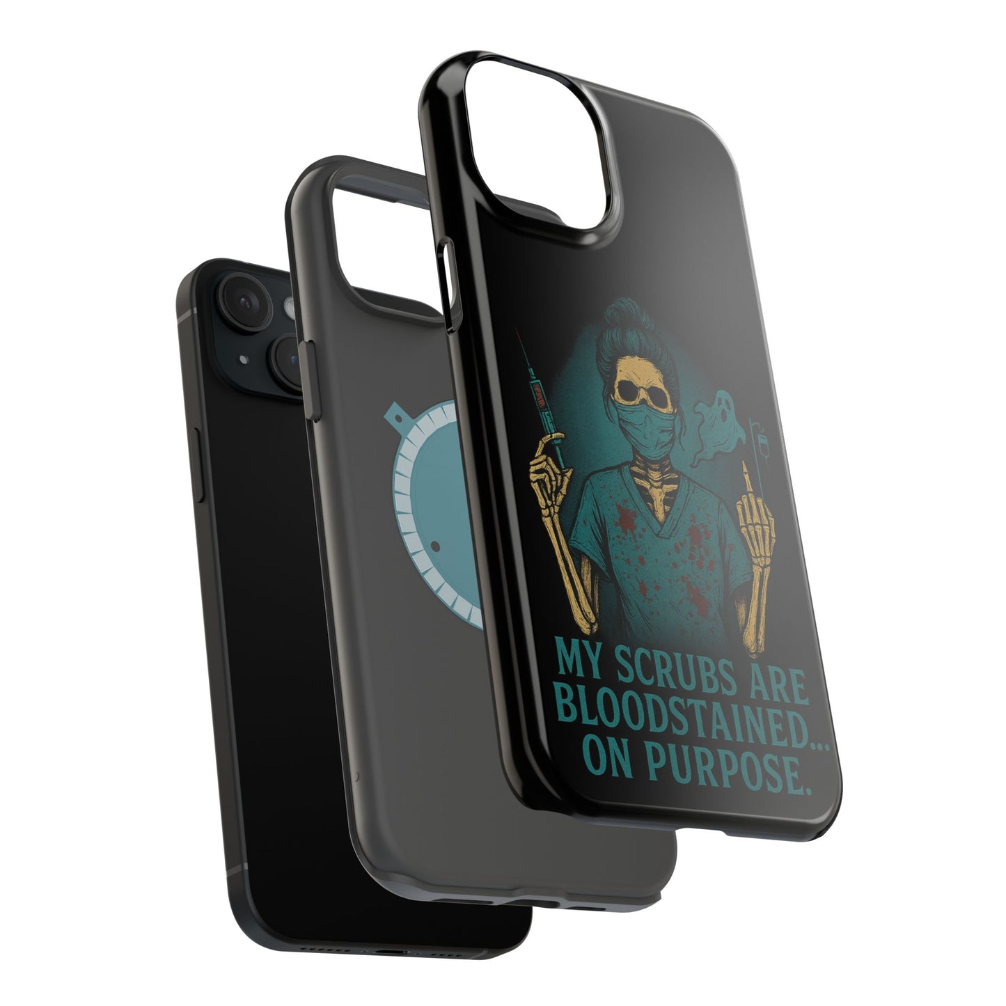 Gothic Nurse Phone Case – My Scrubs Are Bloodstained, Halloween Gift, Medical Humor, Nurse Appreciation, Skull Design, Stylish Tech [...]